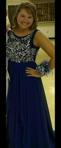Navy Blue prom dress